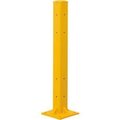 Global Equipment 42"H Protective Rail Barrier Post For Double Rail 436732 (C-2)